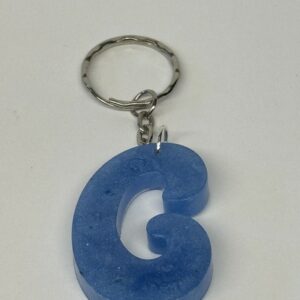 Porte clef Bleu lettre G