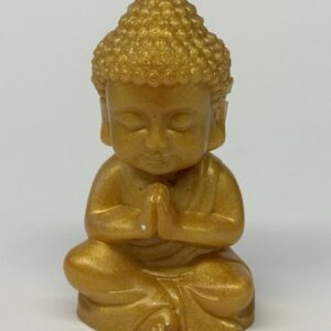 Bouddha résine Jaune