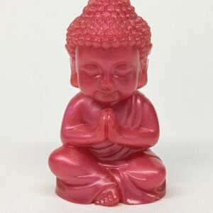 Bouddha résine rouge