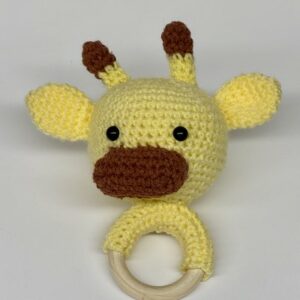 Hochet girafe crochet