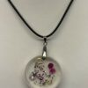 Pendentif rose rond